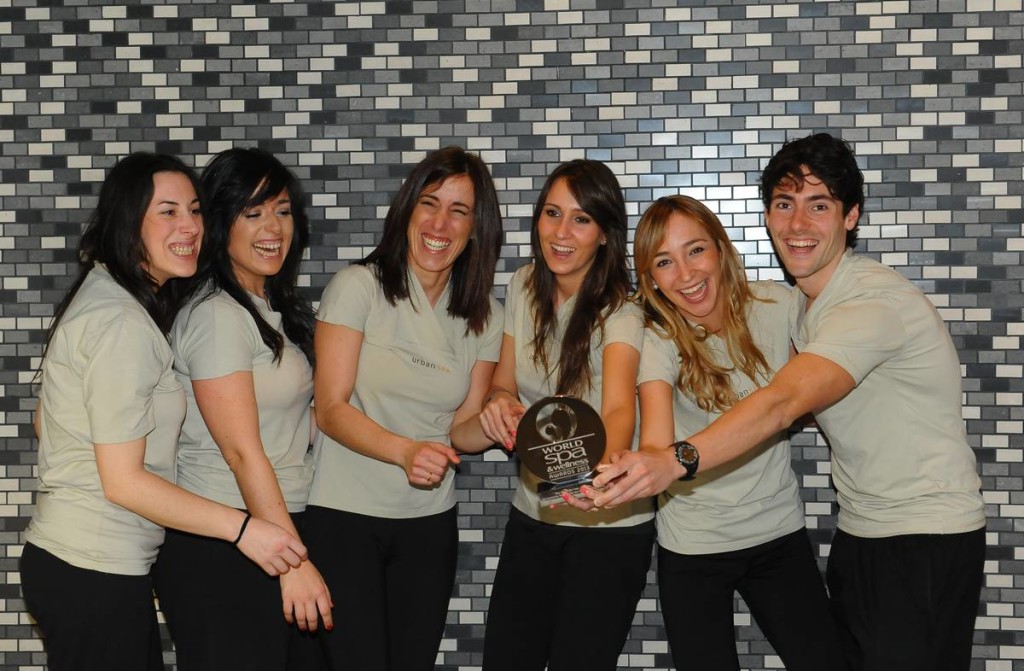 Eqipo de Marismas con el Premio World Spa 2013