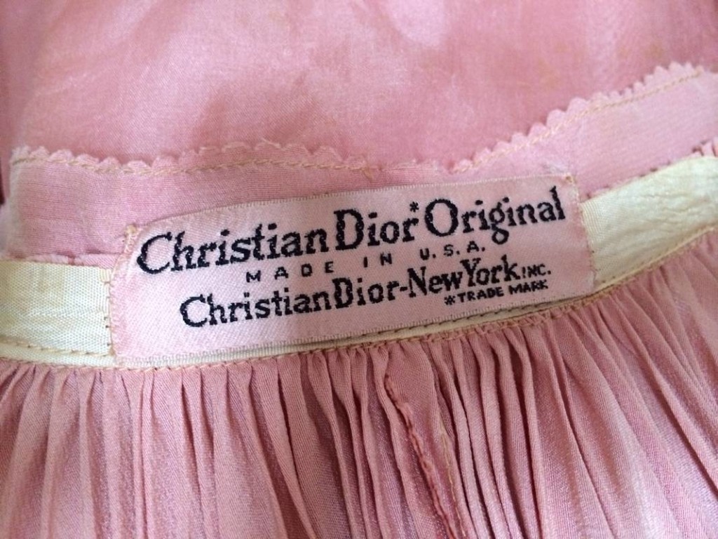 Colección Magdalena Vintage, Etiqueta Cristian Dior