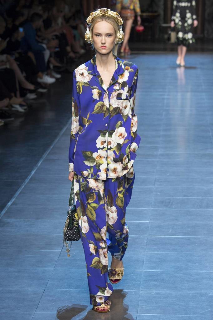 Dolce&Gabbana pv16 pijama flores